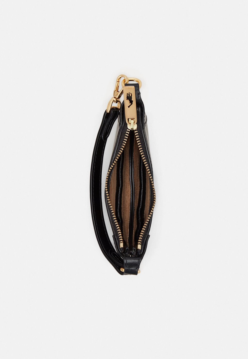 

Кошелек POLO ID LEATHER CARD CASE Polo Ralph Lauren, черный