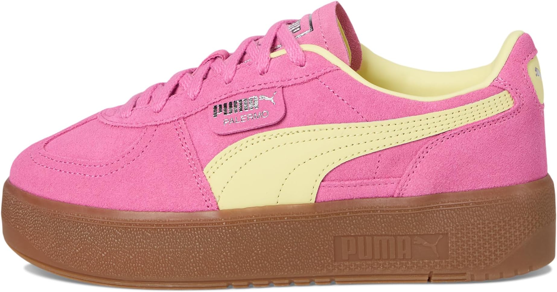 Кроссовки PUMA Palermo Elevata Shoes, цвет Posie Pink/Gold Moon — фото 4
