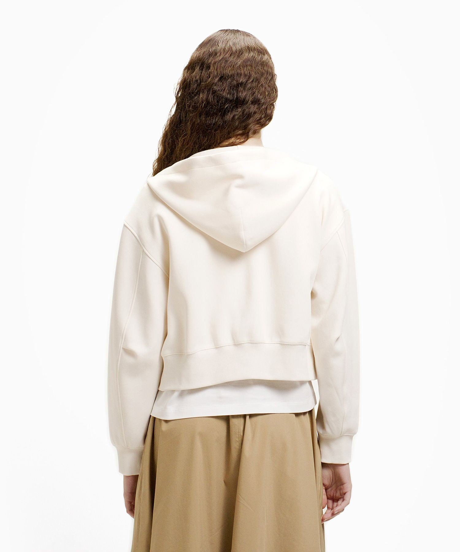 Толстовка LACOSTE Двусторонняя на молнии, Ivory — фото 3
