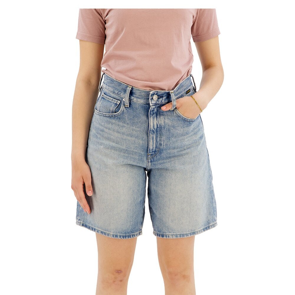 

Шорты G-Star Barrel Loose denim, синий, Серый, Шорты G-Star Barrel Loose denim, синий