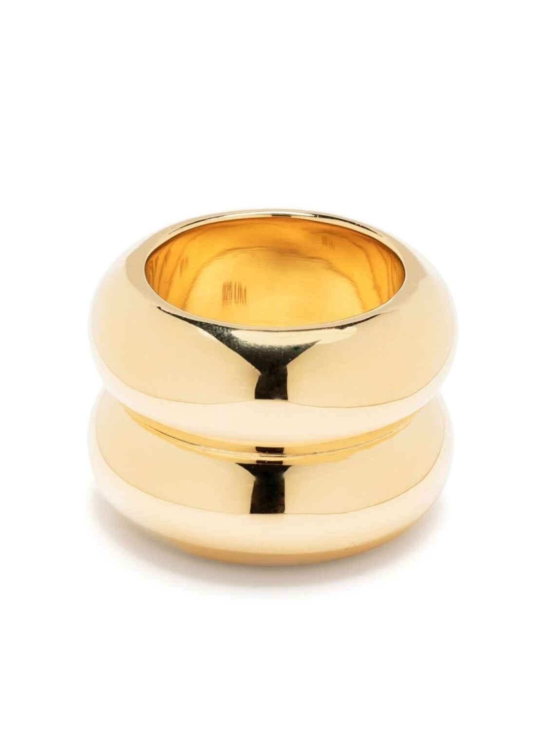 

Двойное кольцо Breve Uncommon Matters, золотой