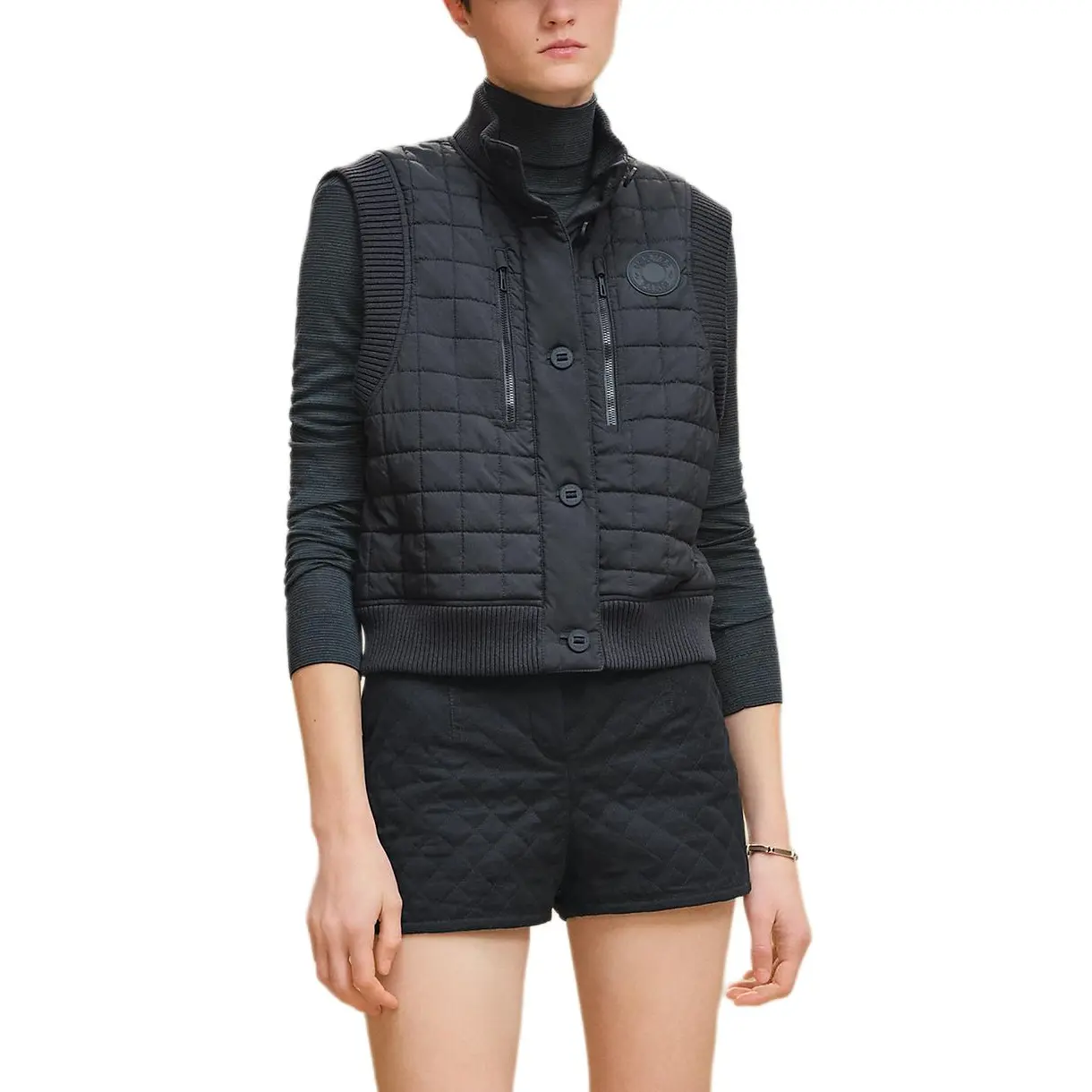 

HERMES Женская жилетка, Blue Black