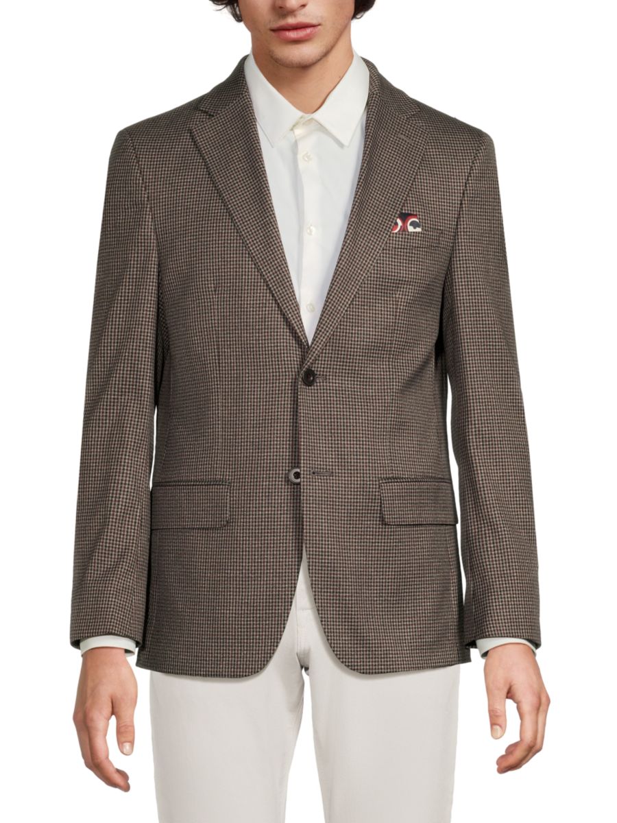 

Спортивное приталенное пальто в клетку Ben Sherman, цвет Brown Grey, Серый, Спортивное приталенное пальто в клетку Ben Sherman, цвет Brown Grey