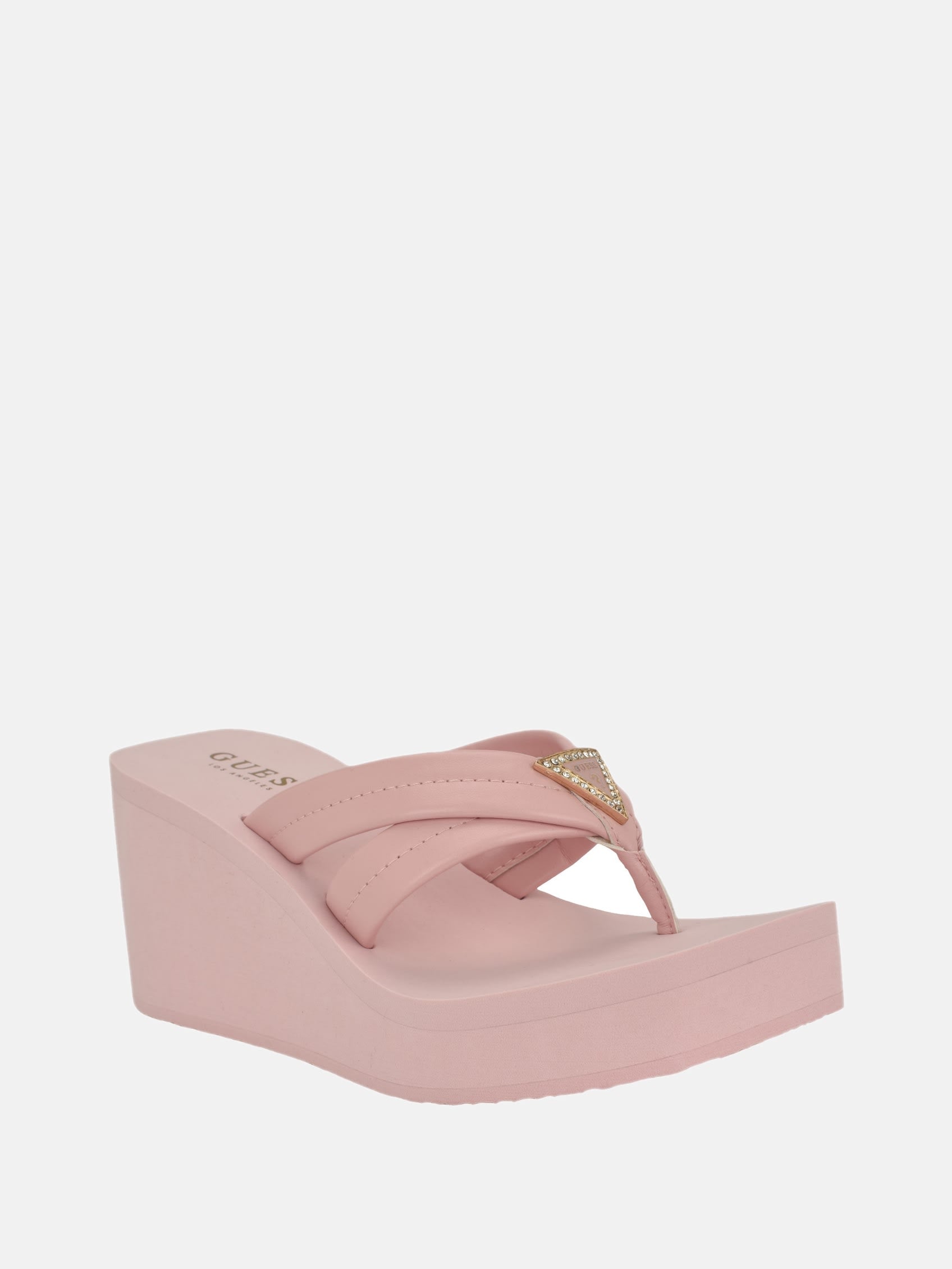Сандалии на платформе с логотипом Sarlow Guess Factory, красный