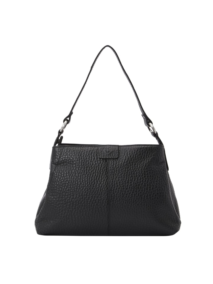 

Сумка через плечо Hirsch, кожа, 29,5 см, черного цвета VLD VOi Leather Design