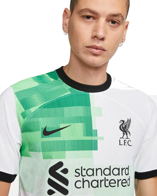Футболка Liverpool fc 23 24 матч на выезде Nike, белый — фото 2