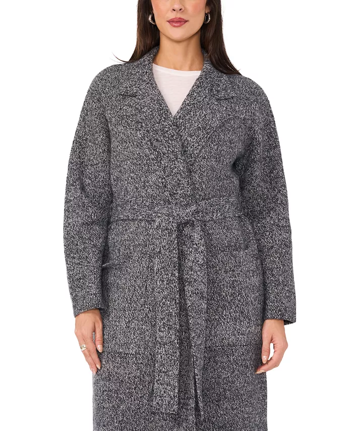 

Женский кардиган-пылесос с завязками спереди Vince Camuto, серый