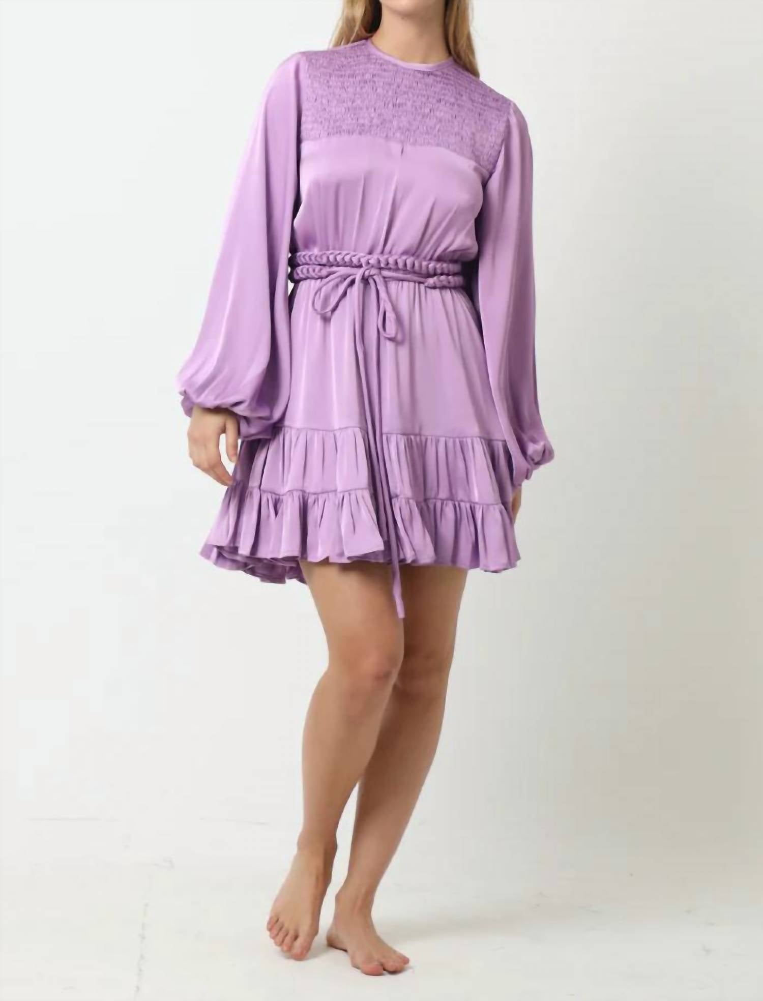 

Платье-мини Fillipa фиолетового цвета Kleid