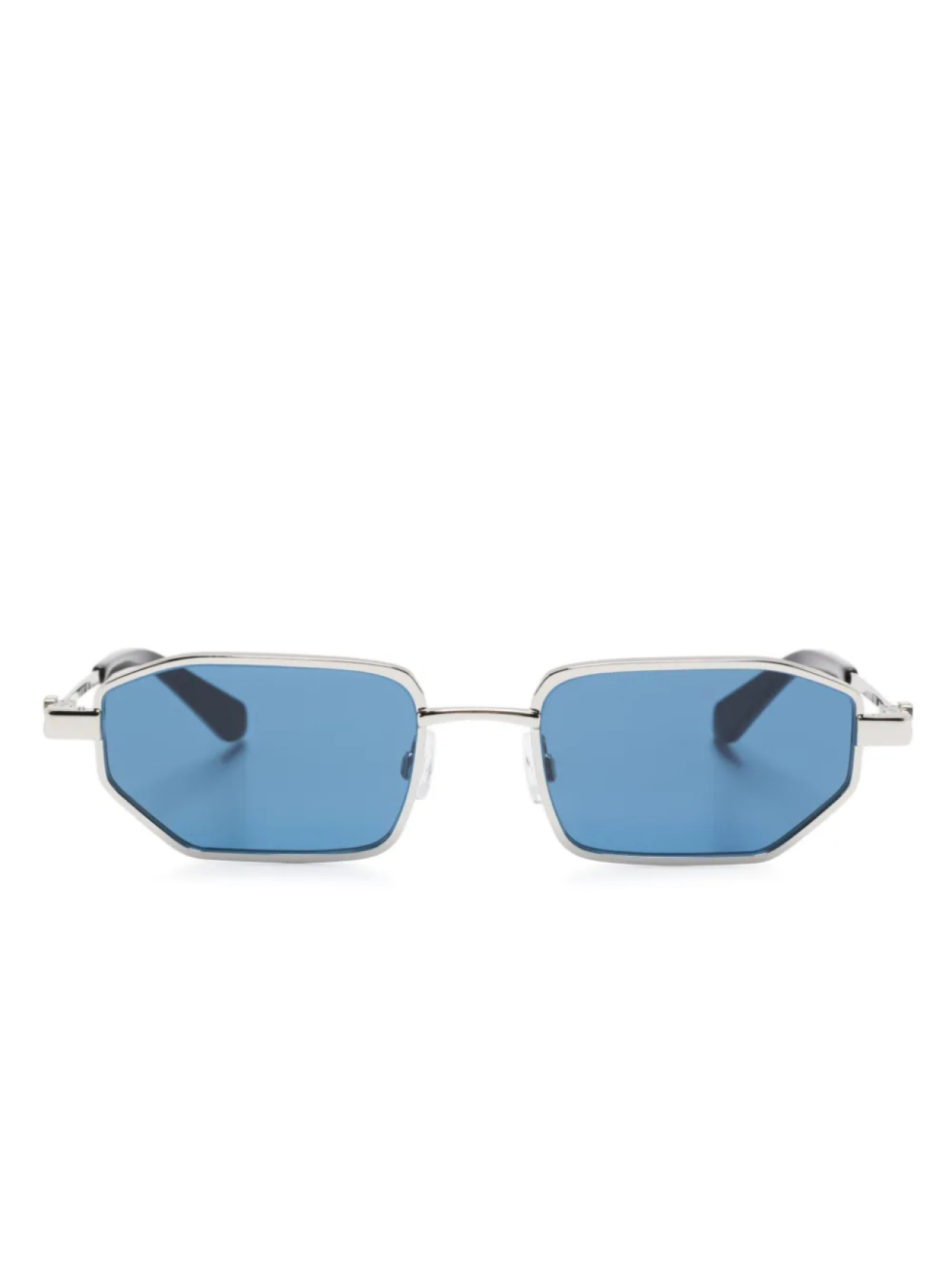 

Солнцезащитные очки в прямоугольной оправе Off-White Eyewear, серебряный