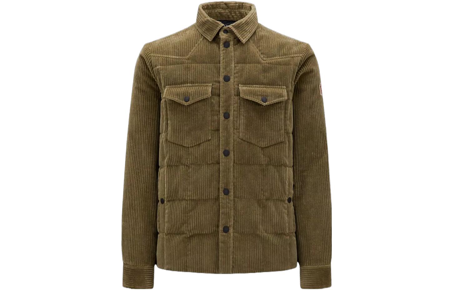 

Moncler Grenoble Утепленная рубашка-куртка, Green