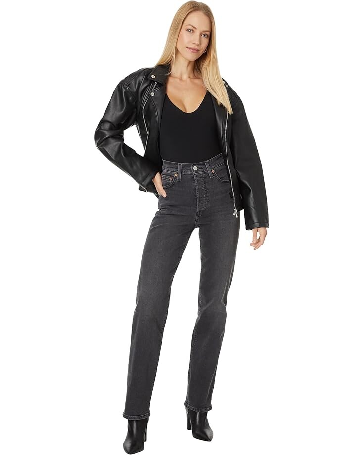 Джинсы Levi's Womens Ribcage Full Length, цвет Say No Go — фото 4