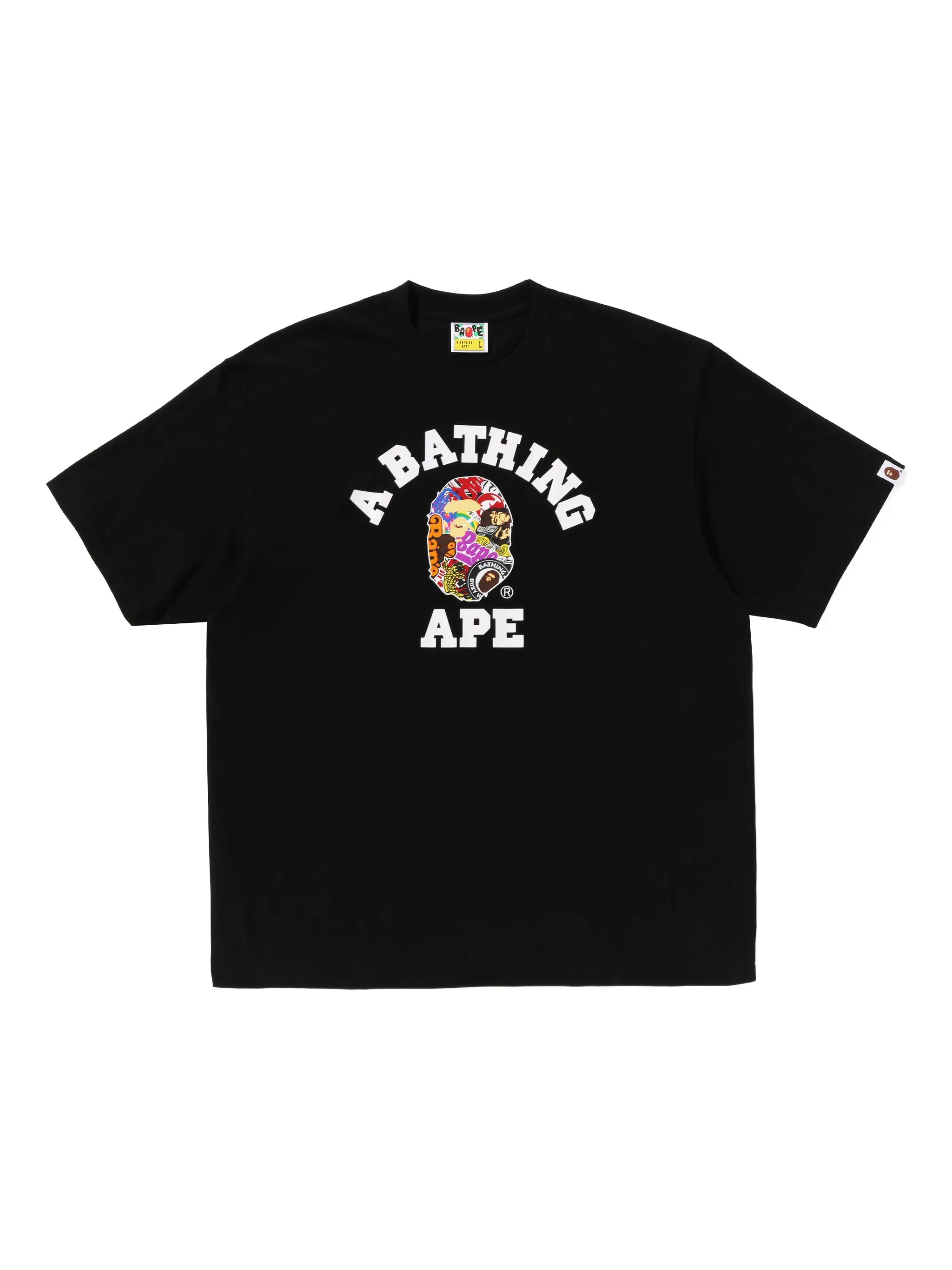 

Футболка с графичным принтом A Bathing Ape, черный