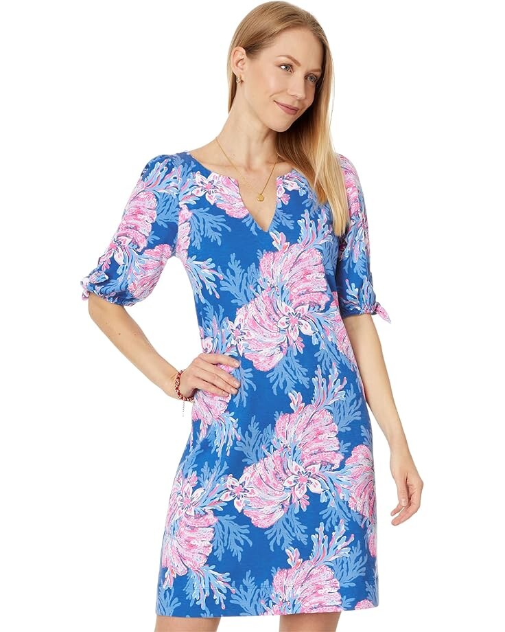 

Платье Lilly Pulitzer Easley Dress, цвет Multi For The Fans