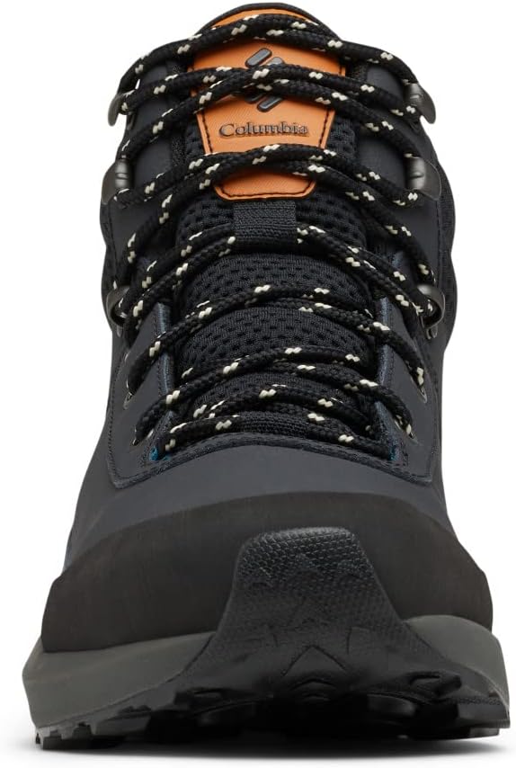 Мужские ботинки Columbia Trailstorm Peak Mid, черный/темно-серый — фото 3