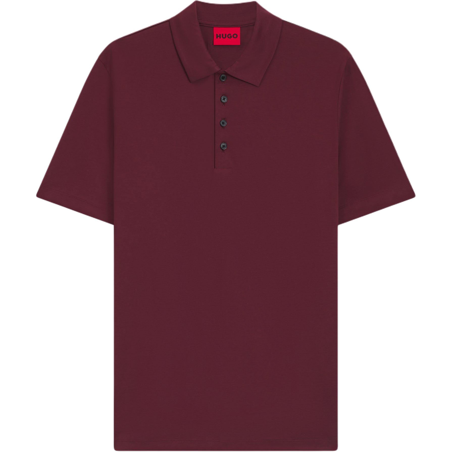 

Поло SS25 мужская HUGO BOSS, темно-красный