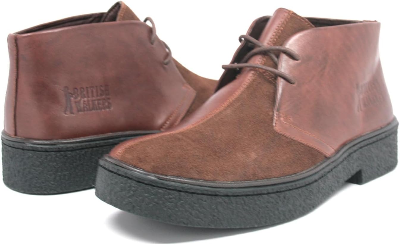 

Оригинальные мужские высокие ботинки Chukka Playboy от British Walkers British Collection, коричневый