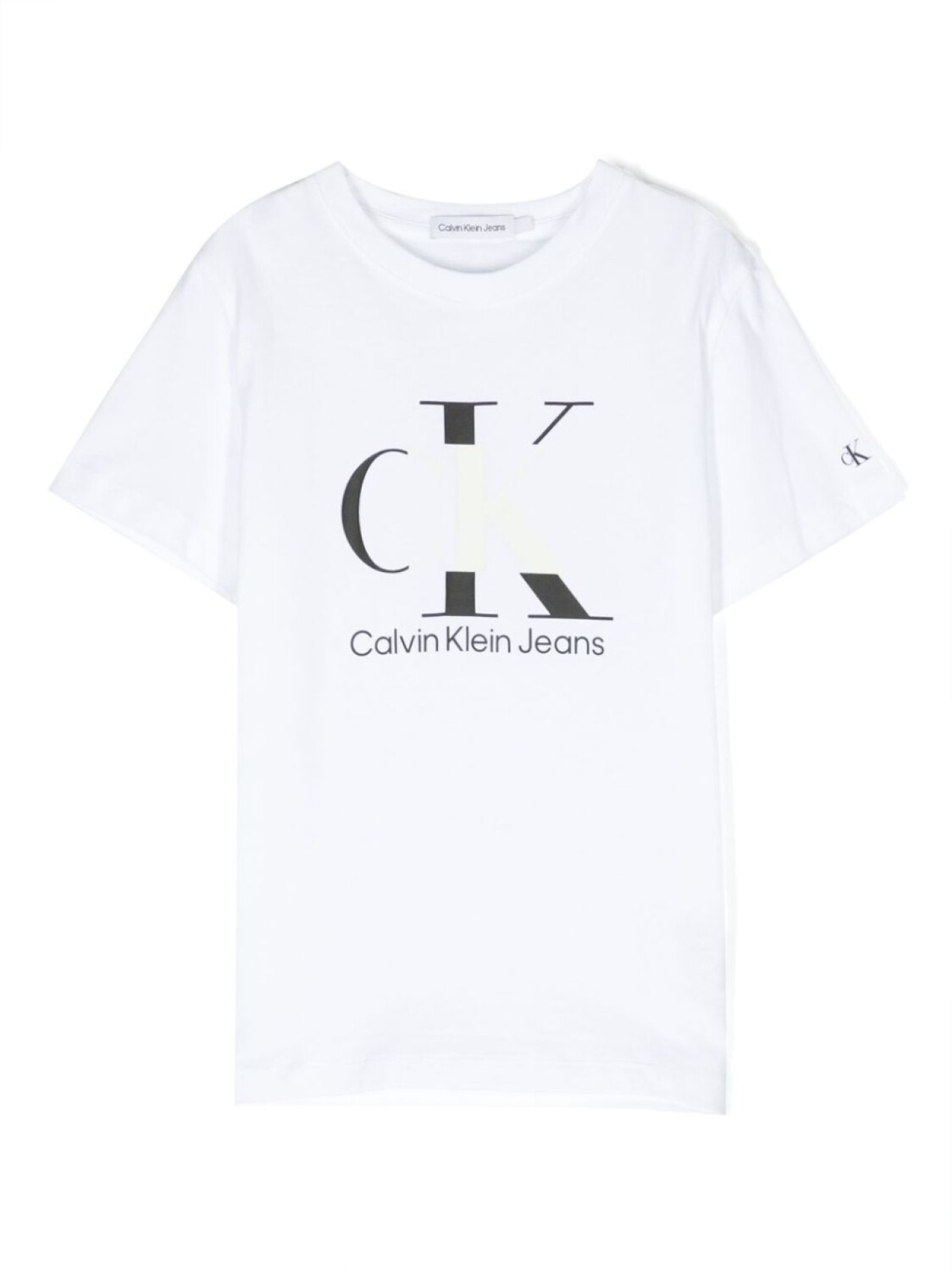 

Футболка с логотипом Calvin Klein Kids, белый