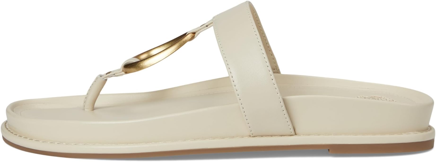 Сандалии Vince Camuto Genri O-Ring Thong Slide Sandals, Panna Creme — фото 4