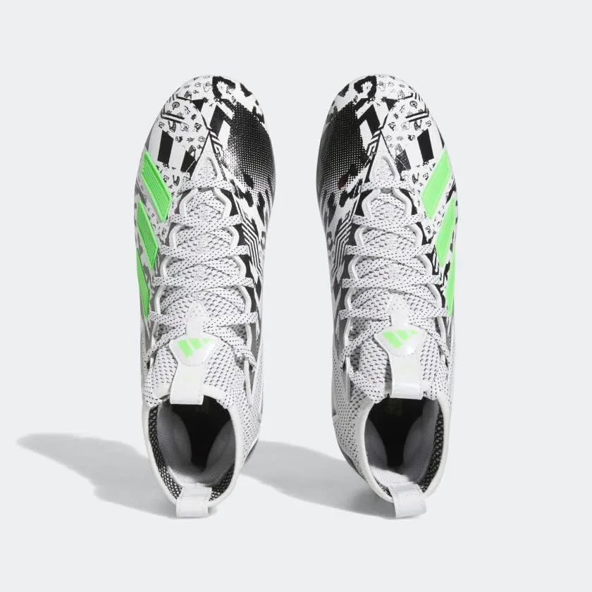 Футбольные бутсы Adidas Mens Freak 23 для игры в линию Name ‎Adidas, белый/зеленый — фото 4