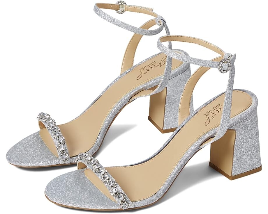 Туфли Jewel Badgley Mischka Alyna, серебряный