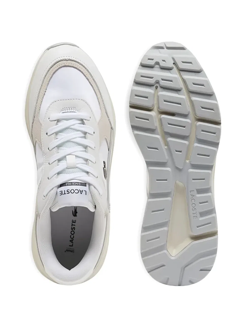 Кроссовки Run Set Lacoste, белый — фото 3