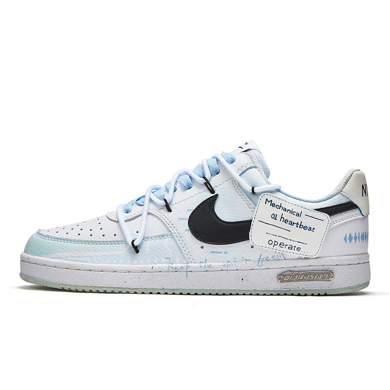 

Кроссовки Nike Court Vision 1 Skateboarding Shoes Men Low-top Blue, синий