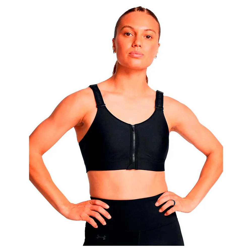 

Спортивный топ Under Armour Infinity Zip 2.0 high support, черный