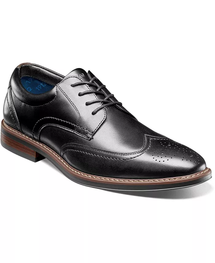 

Мужские оксфорды Centro Flex Wingtip Nunn Bush, черный