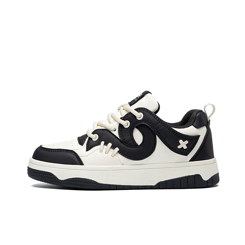 

Кроссовки ZHR Skateboarding Shoes Unisex Low-top, бежевый/черный