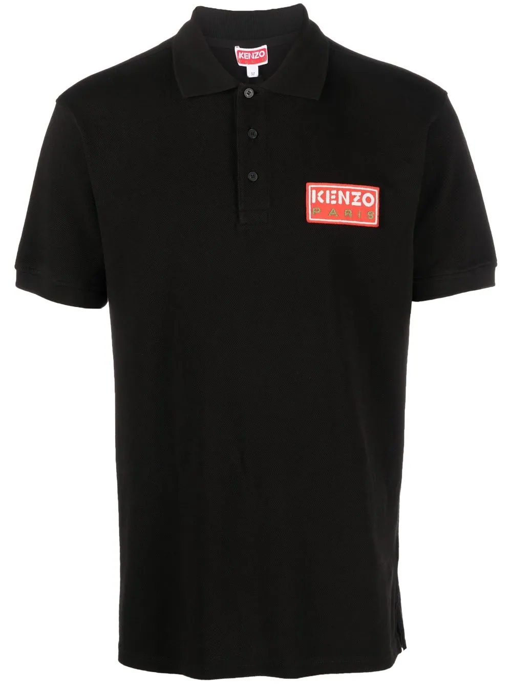 

Рубашка поло с нашивкой-логотипом KENZO, черный