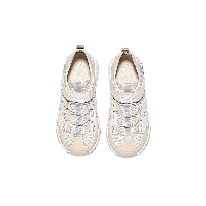 Детские сандалии SKECHERS GIRLS с дышащим низким верхом для детей Skechers Kids, Natural — фото 4