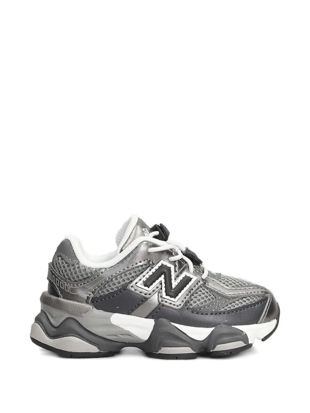 Кроссовки 9060 на шнуровке-банджи New Balance Kids, серый