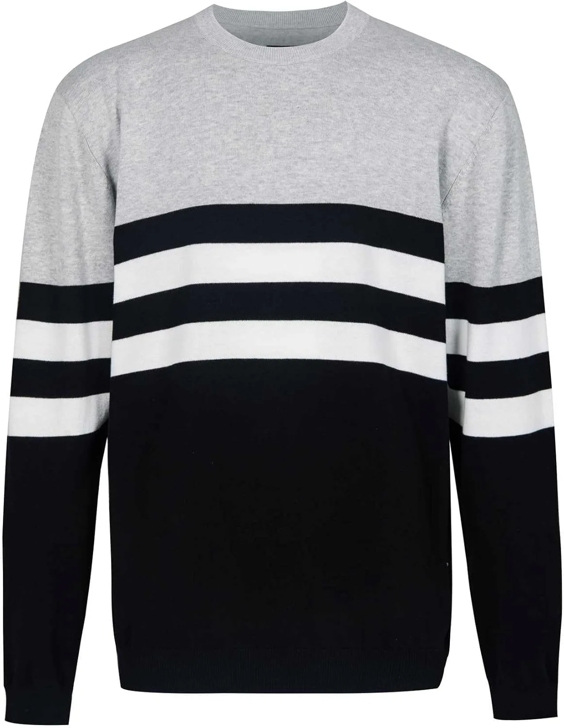 

Krumba вязаный оверсайз свитер для мужчин: лонгслив с полосками