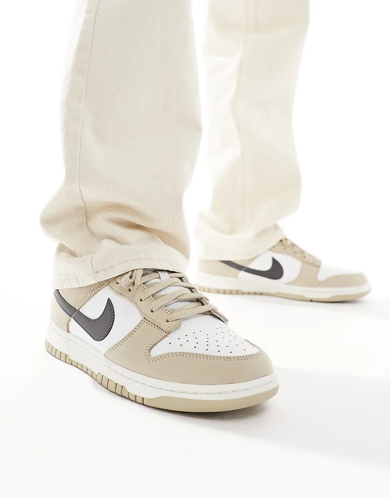 

Кроссовки Dunk Low в цветах khkai и ash Nike
