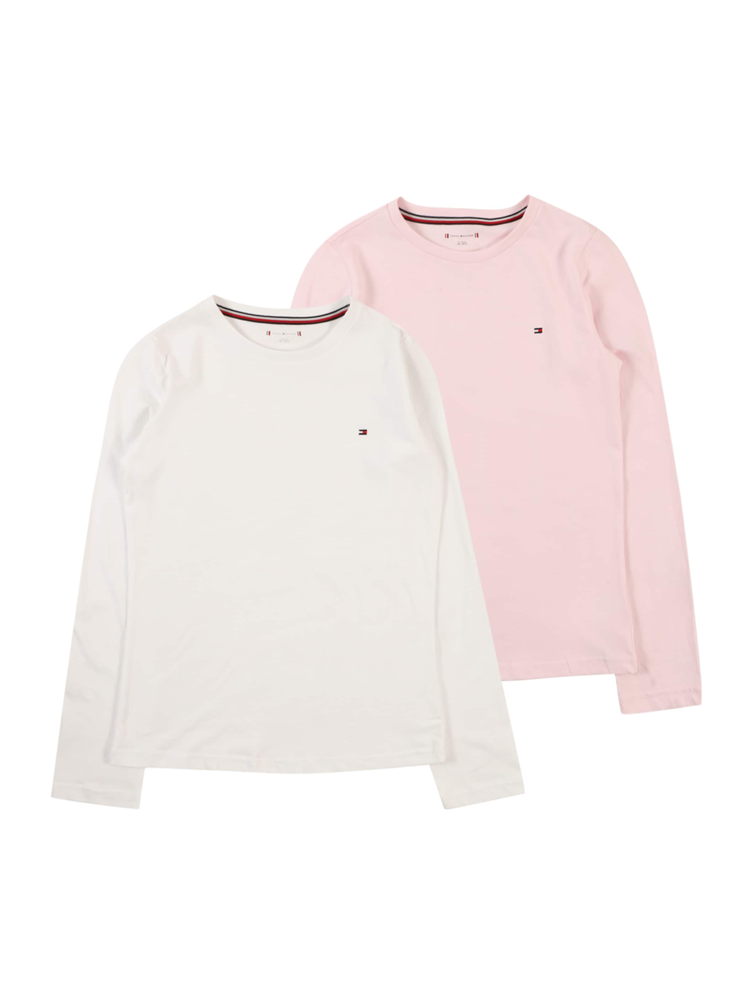 TOMMY HILFIGER Лонгслив в цвете Rose, White