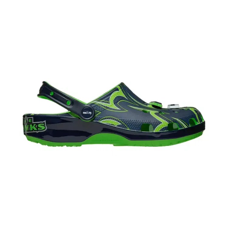 Классические сабо NFL x Crocs Seattle Seahawks, синий