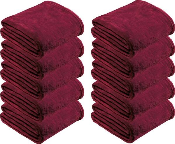 

Флисовое одеяло REDBEST 10er-Pack 204848, 150x1x200 см, бордовый