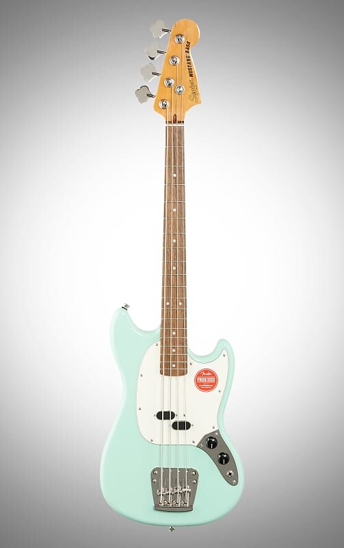 

Басс гитара Squier Classic Vibe '60s Mustang Electric Bass, Laurel Fingerboard, Surf Green