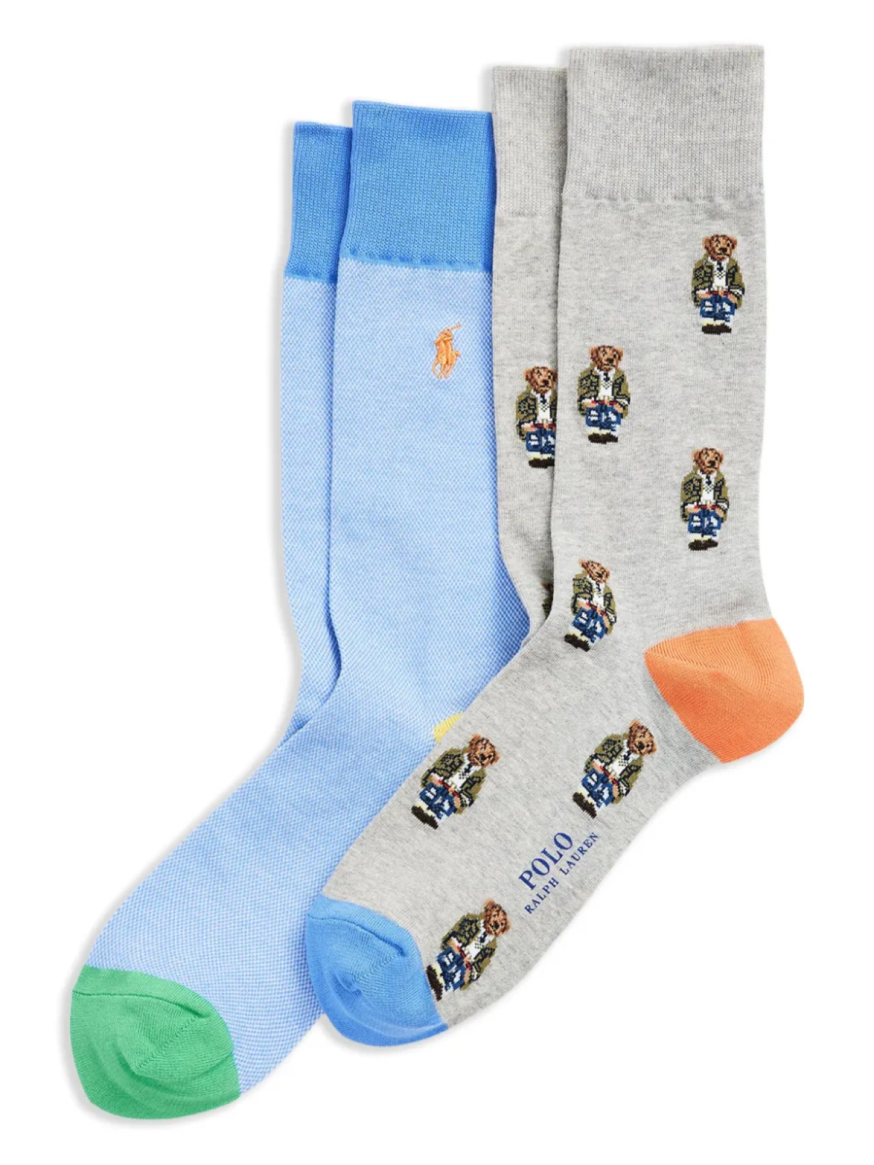 

Polo Ralph Lauren комплект из двух пар носков с логотипом, синий