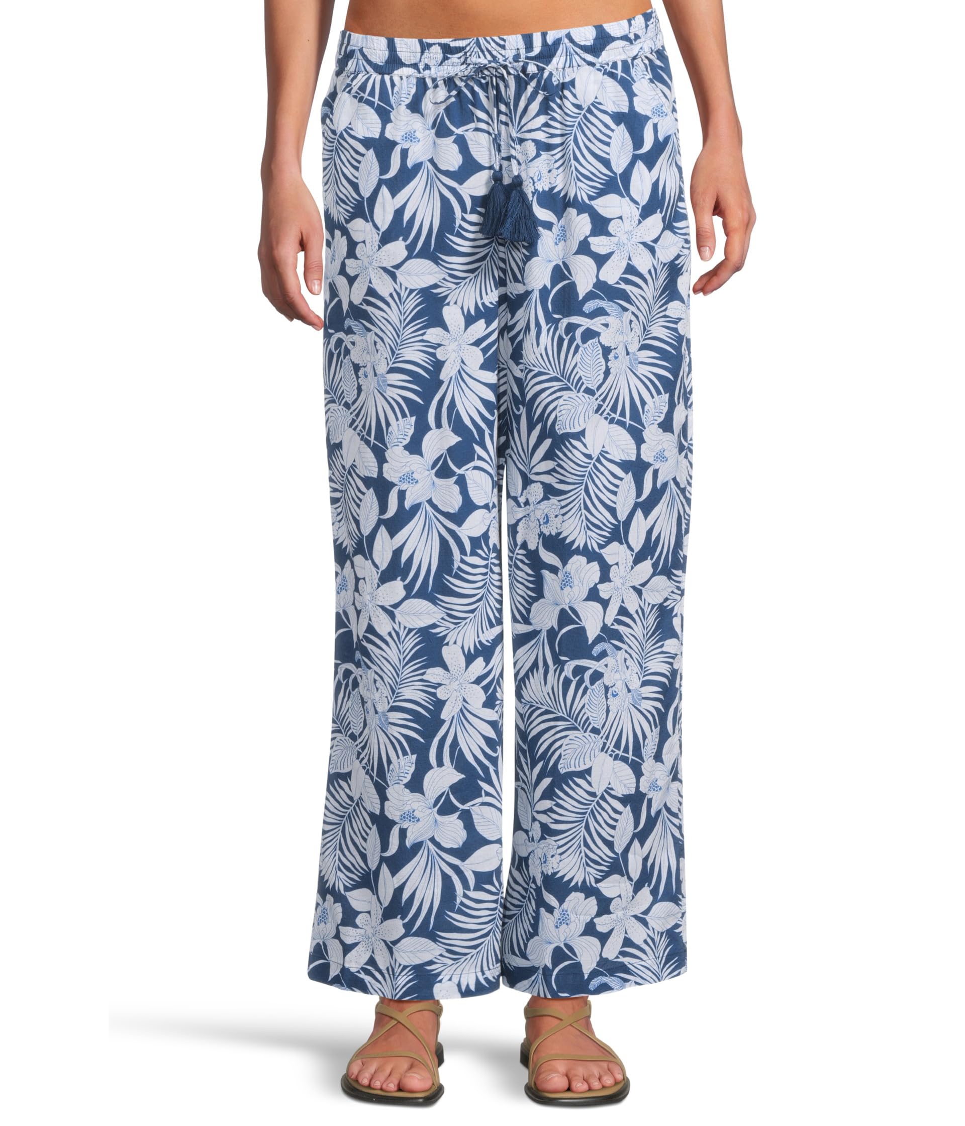 

Брюки Tommy Bahama Blooms Drawstring Pant, цвет Indigo Tide