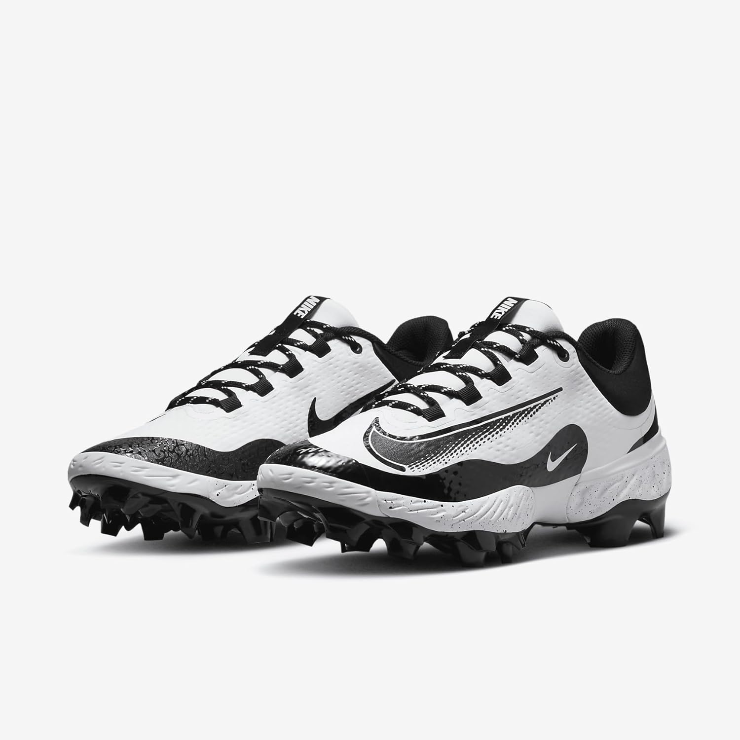 Бейсбольные бутсы Nike Alpha Huarache Elite 4 Low для мужчин, White/Black — фото 3