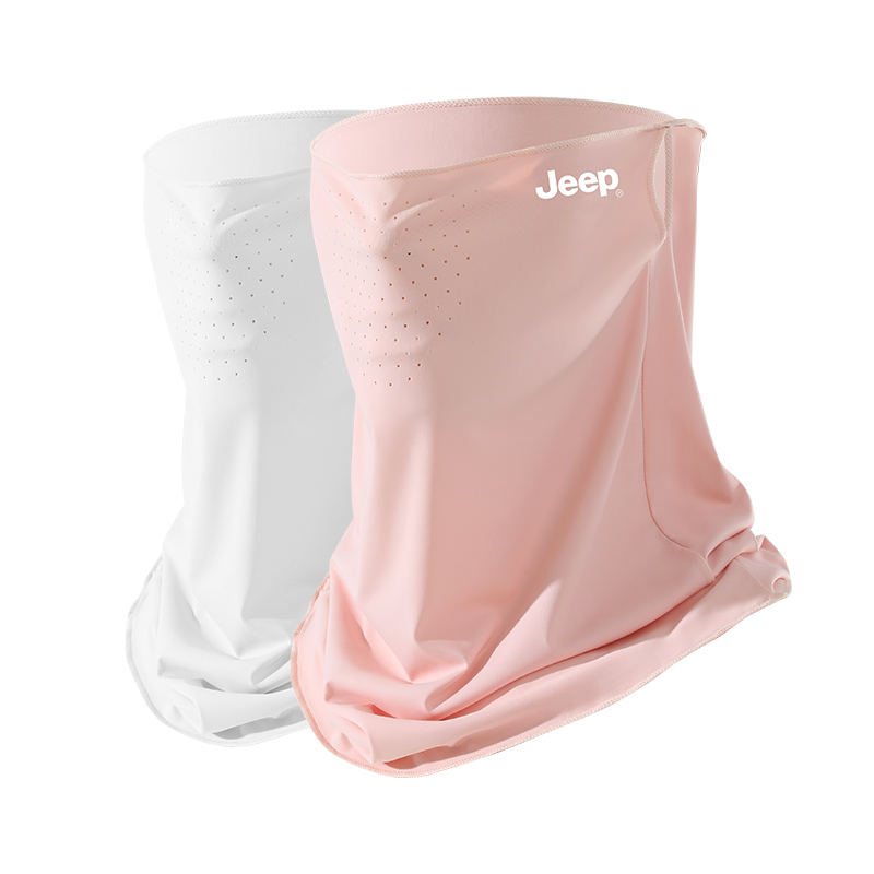 

Тонкая солнцезащитная маска Unisex Jeep, кремовый белый+energetic розовый