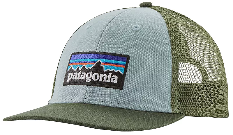 

Мужская кепка Patagonia P-6 Logo LoPro Trucker Hat, цвет Thermal Blue