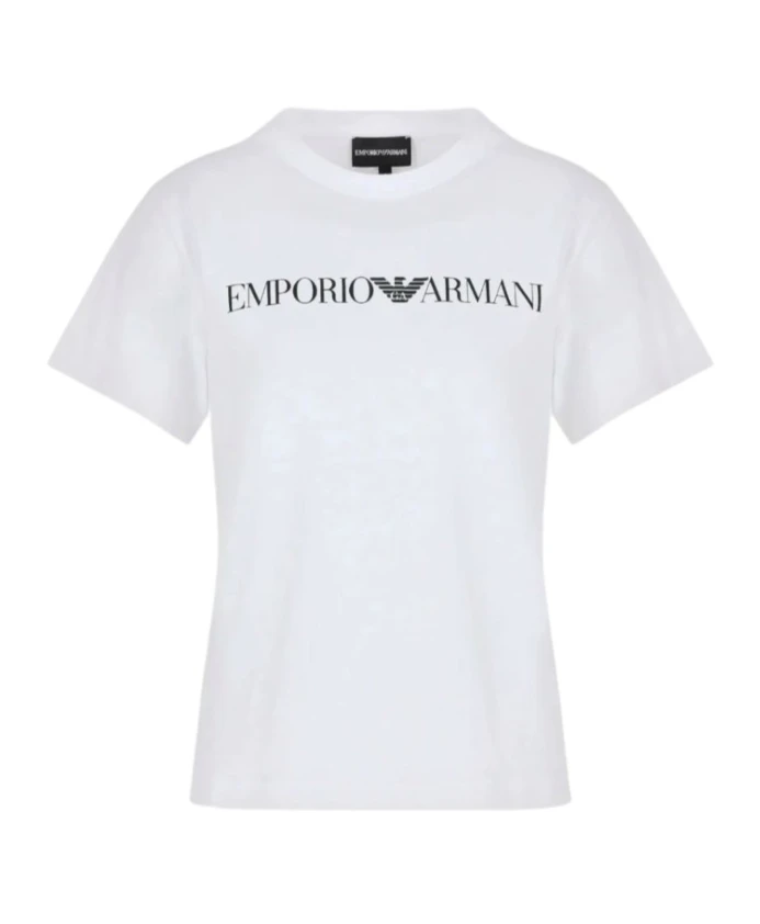 

Белая футболка с коротким рукавом 8n2t9c2j53zf109 Emporio Armani, белый