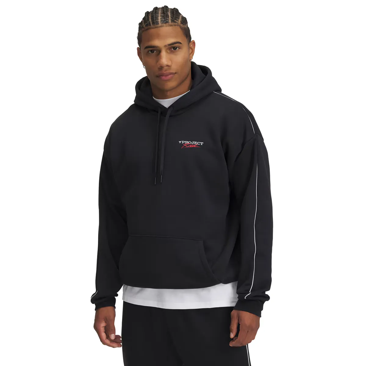 

Pjt Rck Icon Флисовая рубашка hdy Under Armour Мужская толстовка, чёрный