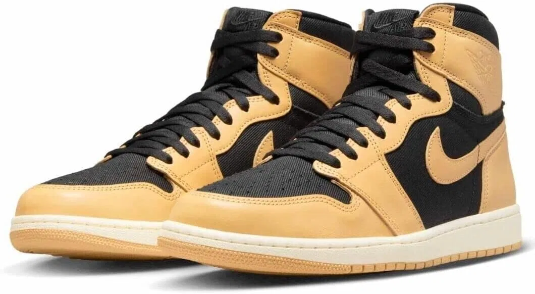 Кроссовки мужские Nike Air Jordan 1 Retro High OG, Light Ginger Black White — фото 4