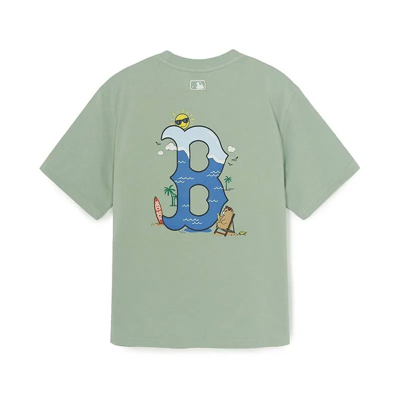Футболка SS26 Teenagers MLB KIDS, Light Army Green