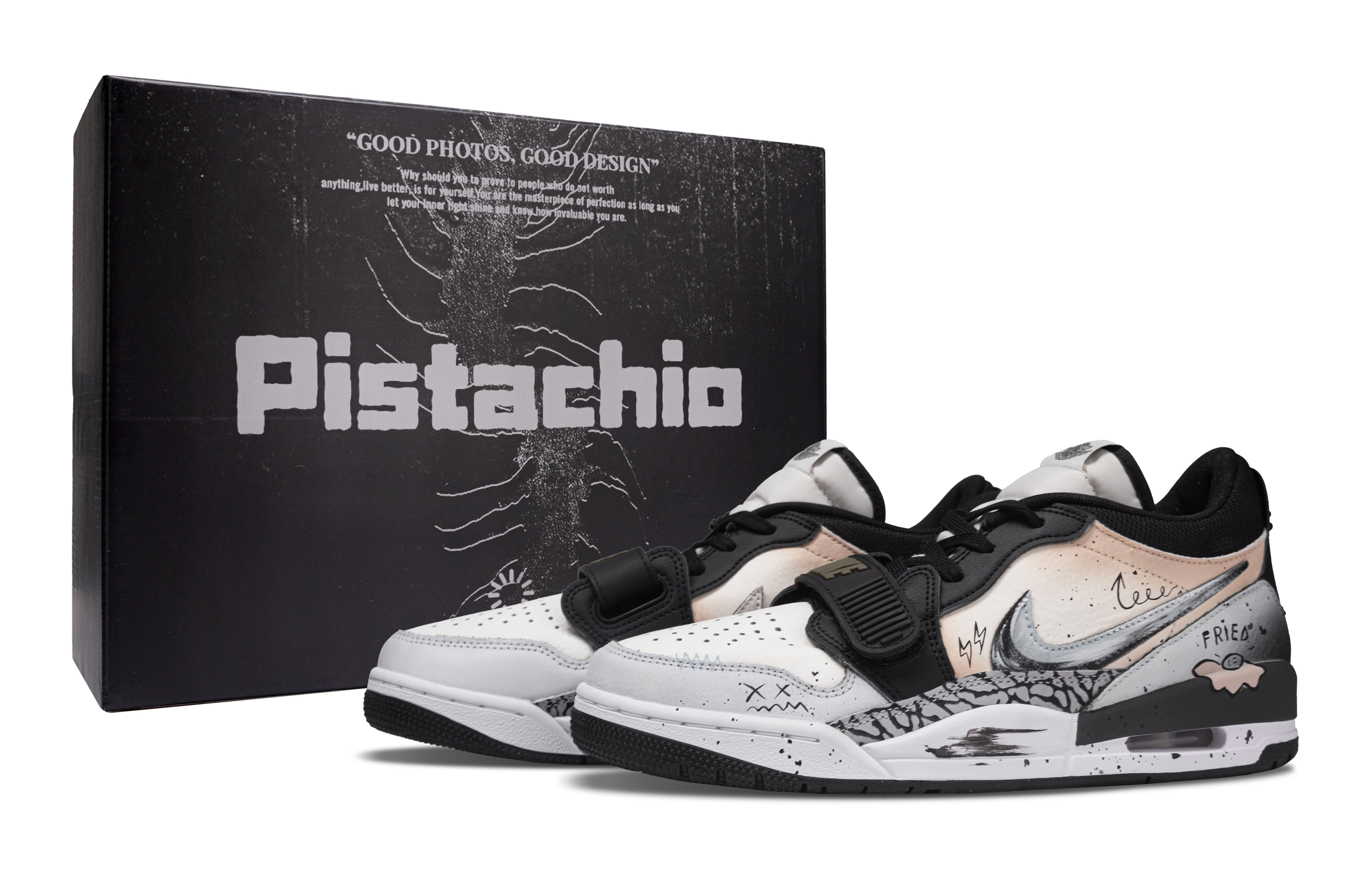 

Legacy 312 Glacier Warm Current LH устойчивый к истиранию дышащий увеличивающий рост низкий верх Jordan, черный