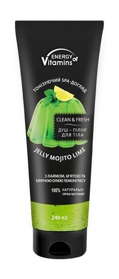 

Витамины, Гель-пилинг для тела Jelly Mojito Lime, 240 мл Energy Of, ENERGY OF VITAMINS