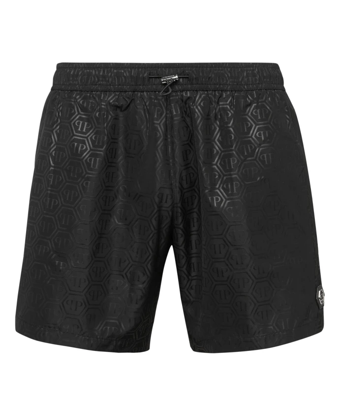 

Пляжные короткие брюки Philipp Plein, черный